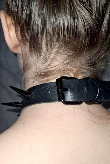 Preview: All Black Everything Spike Choker