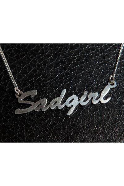 SADGIRL Necklace silver