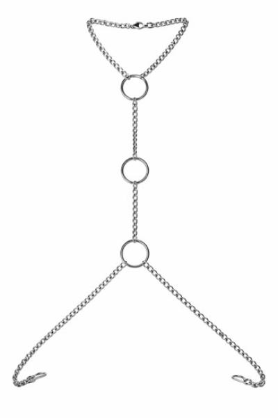 Edelstahl Body Chain mit O-Ring